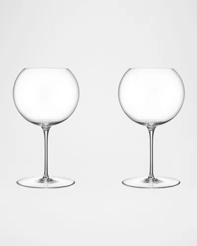 ORREFORS GEOMETRY 24.5 OZ. RED WINE GLASSES, SET OF 2