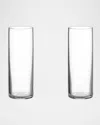 Orrefors Geometry 2.5 Oz. Shot Glasses, Set Of 2 In Crystal