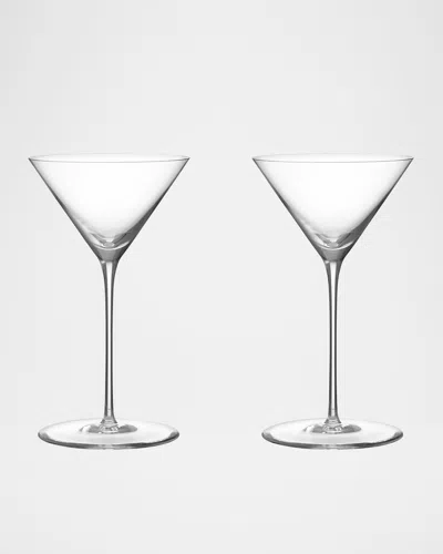 Orrefors Geometry 7 Oz. Martini Glasses, Set Of 2