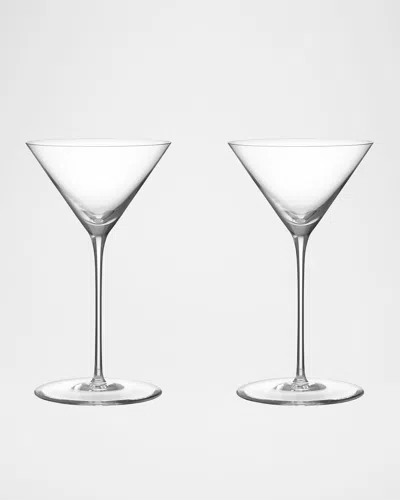 ORREFORS GEOMETRY 7 OZ. MARTINI GLASSES, SET OF 2