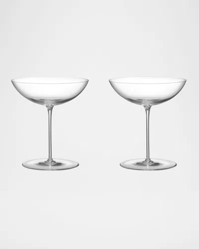 Orrefors Geometry 9 Oz. Cocktail Glasses, Set Of 2 In Transparent