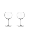 Orrefors Geometry 24.5 Oz. Red Wine Glasses, Set Of 2 In Clear