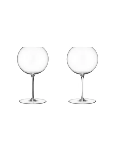 ORREFORS GEOMETRY WINE GLASS, SET OF 2