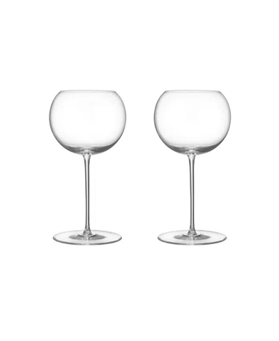 ORREFORS GEOMETRY WINE GLASS, SET OF 2