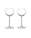 Orrefors Geometry 5.5 Oz. Liqueur Glasses, Set Of 2 In Clear