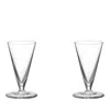 Orrefors Geometry 2 Oz. Snaps Glasses, Set Of 2