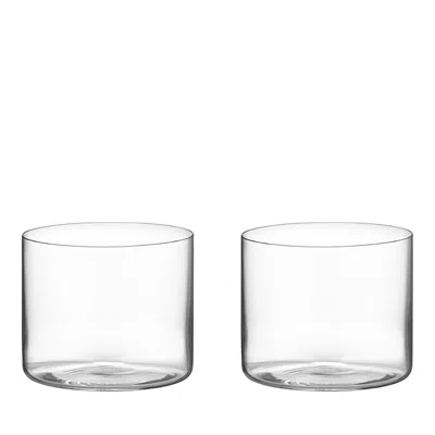 Orrefors Geometry 10 Oz. Tumblers, Set Of 2 In Clear