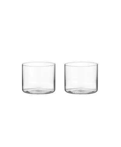 ORREFORS GEOMETRY TUMBLER, SET OF 2