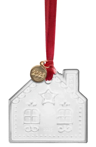 Orrefors Gingerbread House 2025 Annual Holiday Ornament In Multi