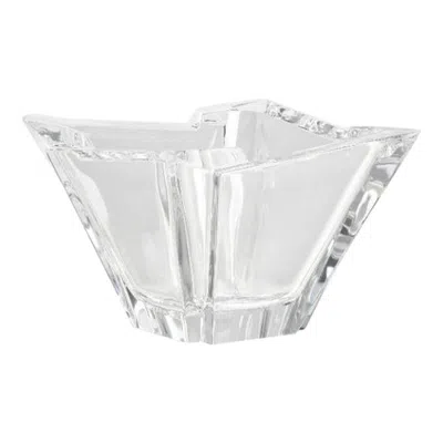 Pre-owned Orrefors Glacial Bowl Medium In Gray