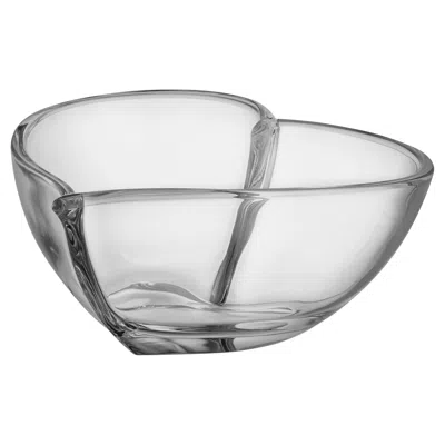 Pre-owned Orrefors Heart Bowl Large In Gray