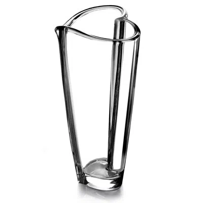 Orrefors Hearts Clear Glass Table Vase