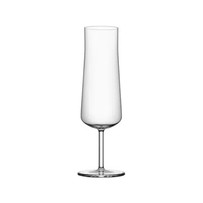 Orrefors Informal 7.4 Oz. Lead Free Crystal Flute In Clear