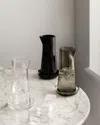Orrefors Informal Carafe With Catch Bowl In Green