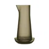 Orrefors Informal Carafe With Catch Bowl In Olive