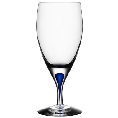 Orrefors Intermezzo 15.8 Oz. Red Wine Glass In Blue;clear