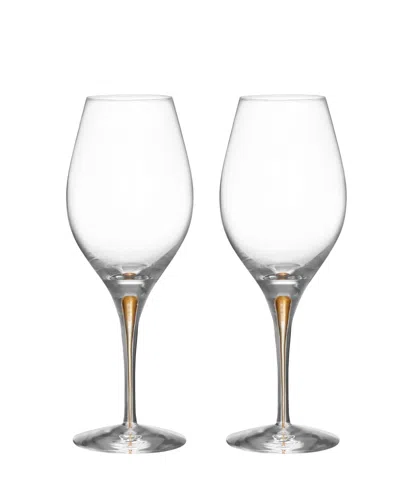 Orrefors Intermezzo Balance Barware Set Of 2 In Gold