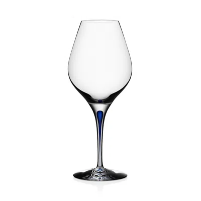 ORREFORS INTERMEZZO BLUE AROMA RED WINE GLASS