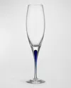 ORREFORS INTERMEZZO BLUE FLUTE, 7 OZ.