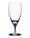 Orrefors Intermezzo Blue Iced Beverage Glass In Blue