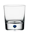 Orrefors Intermezzo Blue Double Old Fashioned Glass In Blue