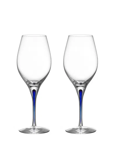 Orrefors Intermezzo Balance 2-piece Wine Glass Set In Clear