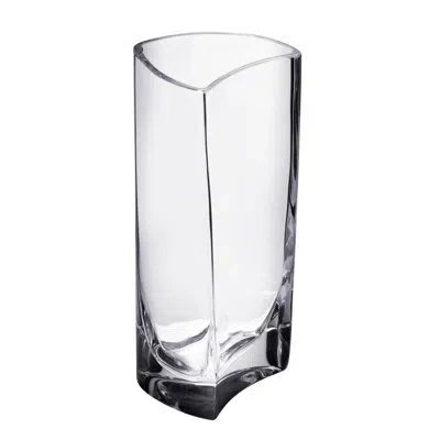 Orrefors Klone Clear 10" Crystal Table Vase