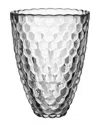 Orrefors Large Raspberry Vase In Transparent