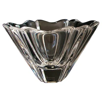 Pre-owned Orrefors , Lars Hellsten, Orion Crystal / Glass Bowl, Sweden, 20th Century In Black