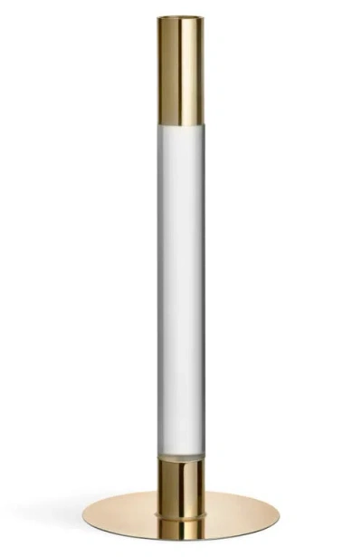 Orrefors Lumiere Candlestick In Gold