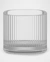Orrefors Magica Super Circle Medium Glass Votive Holder In Clear