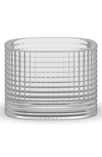 Orrefors Magica Super Circle Small Glass Votive Holder