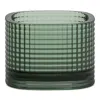 Orrefors Magica Super Circle Small Glass Votive Holder In Green