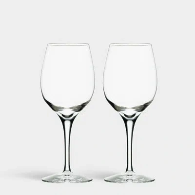 Orrefors Merlot Wine Small 2-pack In Clear