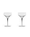 Orrefors Metropol Coupe Barware Glasses, Set Of 2 In Clear