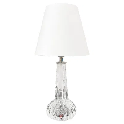 Pre-owned Orrefors Mid-century Modern Table Lamp By Carl Fagerlund, , 1940s In Transparent