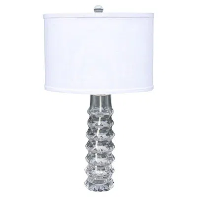 Pre-owned Orrefors Mid-century Modern Table Lamp By Carl Fagerlund, , Circa 1950 In Transparent
