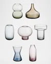 Orrefors Midsummer Set Of 7 Mini Vases In Multi