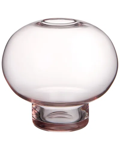 Orrefors Midsummer Red Clover Vase In Transparent