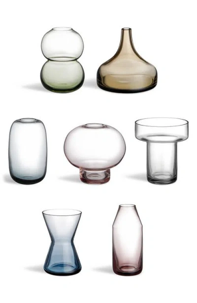 Orrefors Midsummer Set Of 7 Mini Vases In Multi