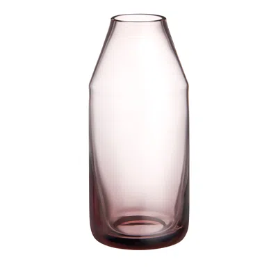 Orrefors Midsummer Vase Wood Cranesbill Mini In Pink