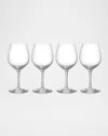 Orrefors Set Of 4 More Bistro Wine Glasses In Clear