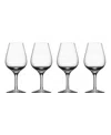 Orrefors Pulse Set Of 4 Wine Glasses In Clear
