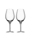 Orrefors Premiere Set Of 2 Cabernet Glasses In Clear