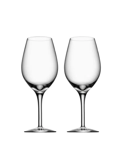 ORREFORS MORE WINE BARWARE, SET OF 2