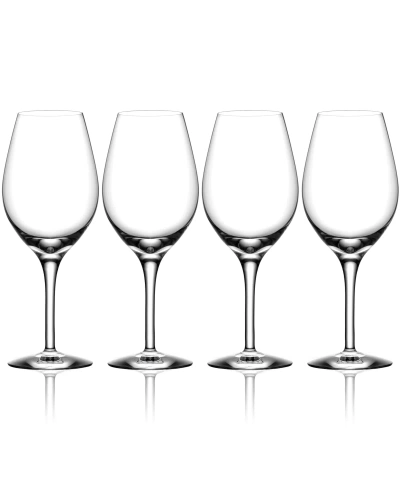ORREFORS MORE WINE GLASSES, SET OF 4