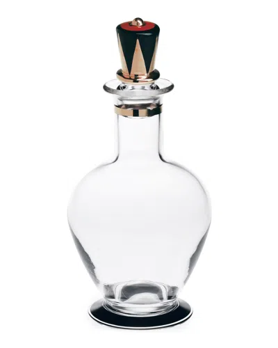 Orrefors Nobel Decanter In Clear/gold