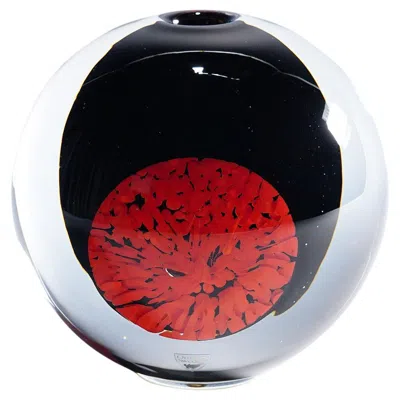 Pre-owned Orrefors Orientes Vase By Erika Lagerbielke For  Schweden 2002 In Transparent