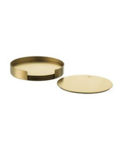 ORREFORS PEAK COASTERS BARWARE, SET OF 4