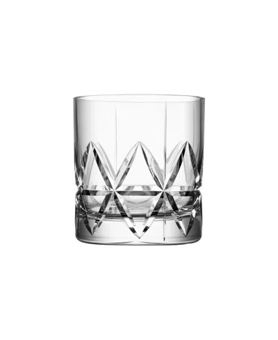 Orrefors Peak Old Fashioned Barware, Set Of 4 In Clear